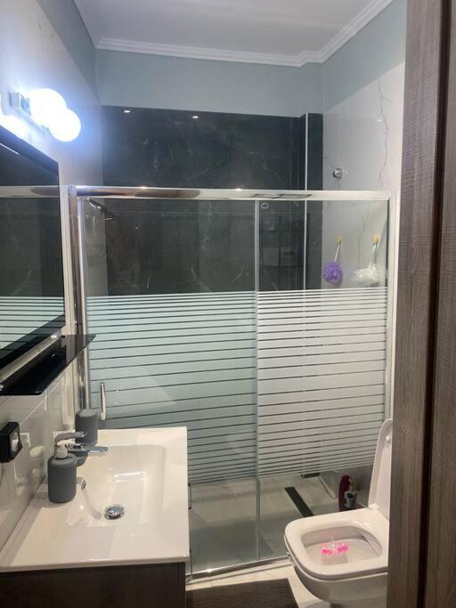 Stone House 48 M Apartment Acharnes Bagian luar foto